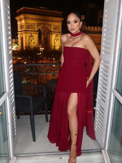 Lea | Asymmetrical Maxi Dress