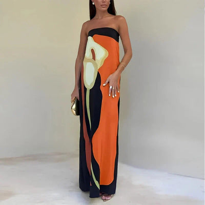 Avocado Print Dress | Model