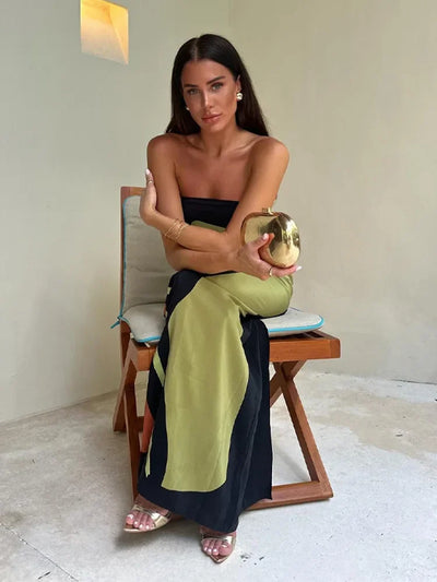 Avocado Print Dress | Model