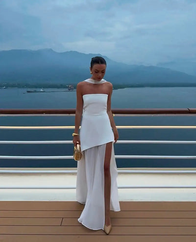 Lea | Asymmetrical Maxi Dress