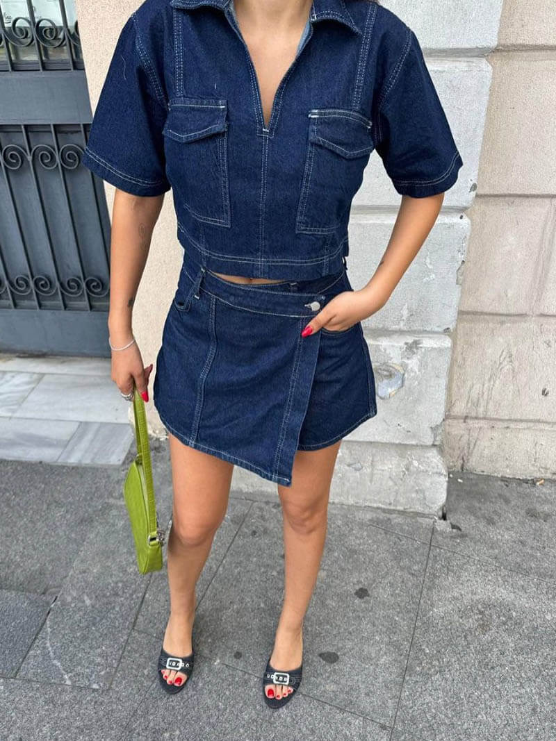 Zephara | Denim Set