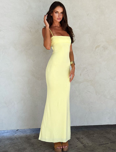 Cara | Backless Maxi Dress