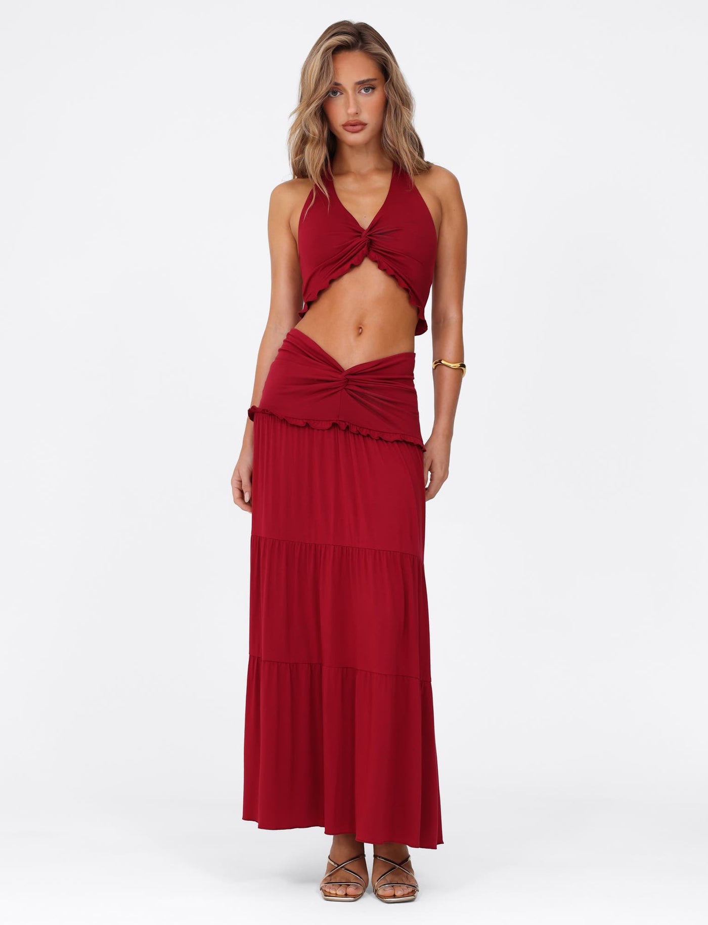 Solea | Twist Waist Maxi