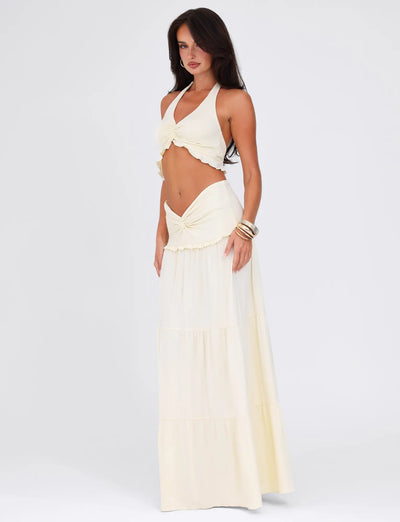 Solea | Twist Waist Maxi