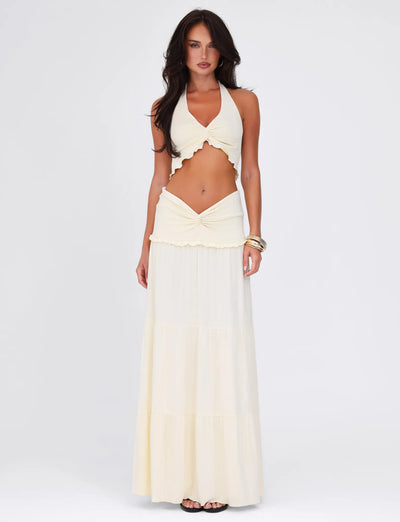 Solea | Twist Waist Maxi