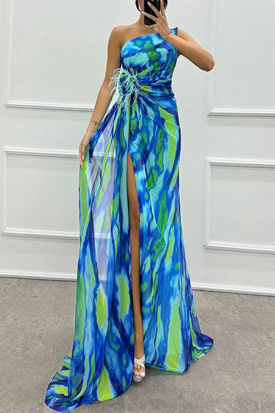 Illyra | Printed Maxi Dress