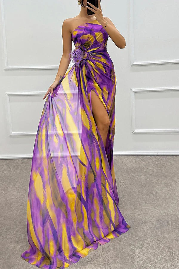 Illyra | Printed Maxi Dress