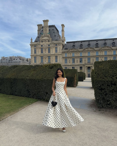 Polka Dot Maxi Dress