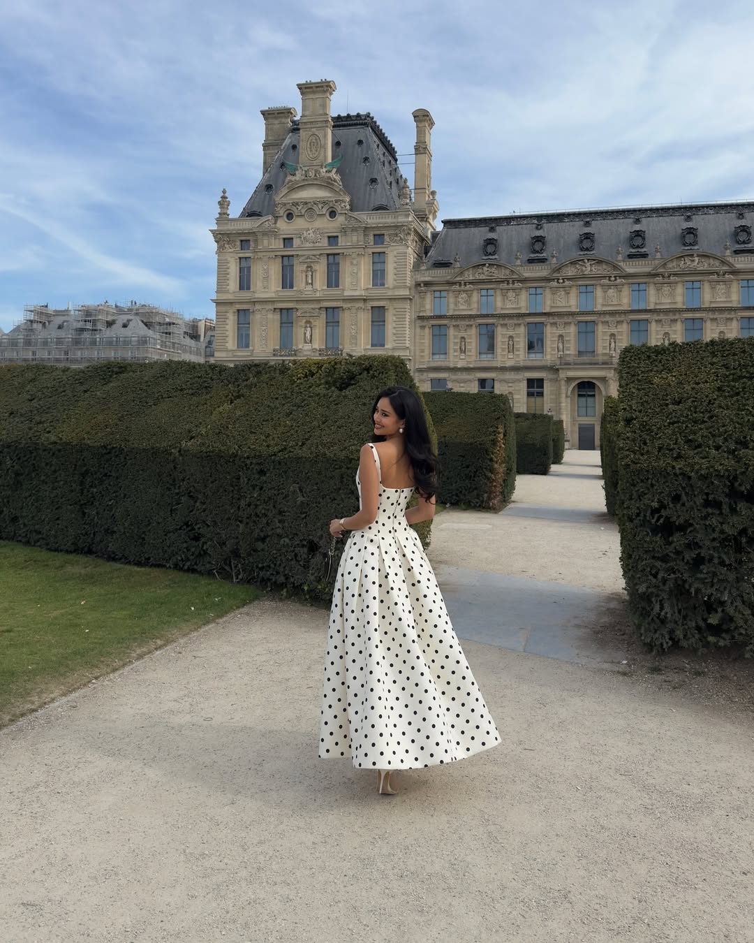 Polka Dot Maxi Dress
