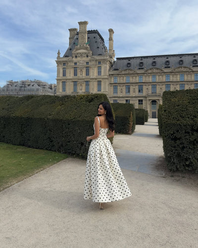 Polka Dot Maxi Dress