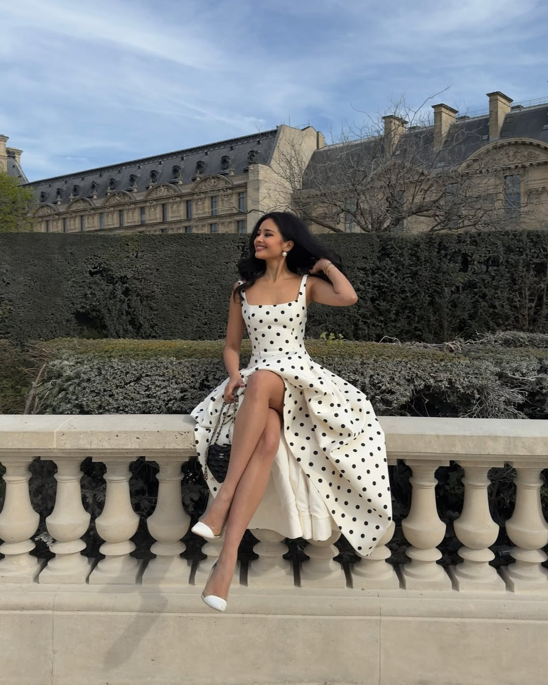 Polka Dot Maxi Dress