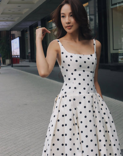 Polka Dot Maxi Dress