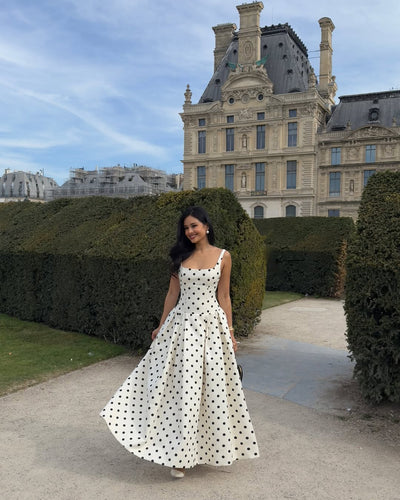 Polka Dot Maxi Dress