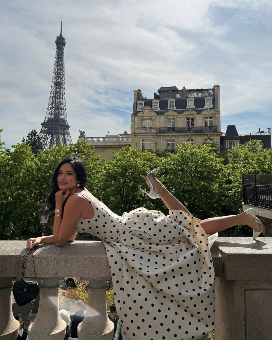 Polka Dot Maxi Dress