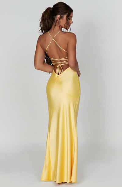 Isobel | Satin Maxi Dress