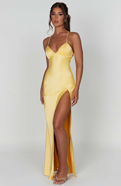 Isobel | Satin Maxi Dress