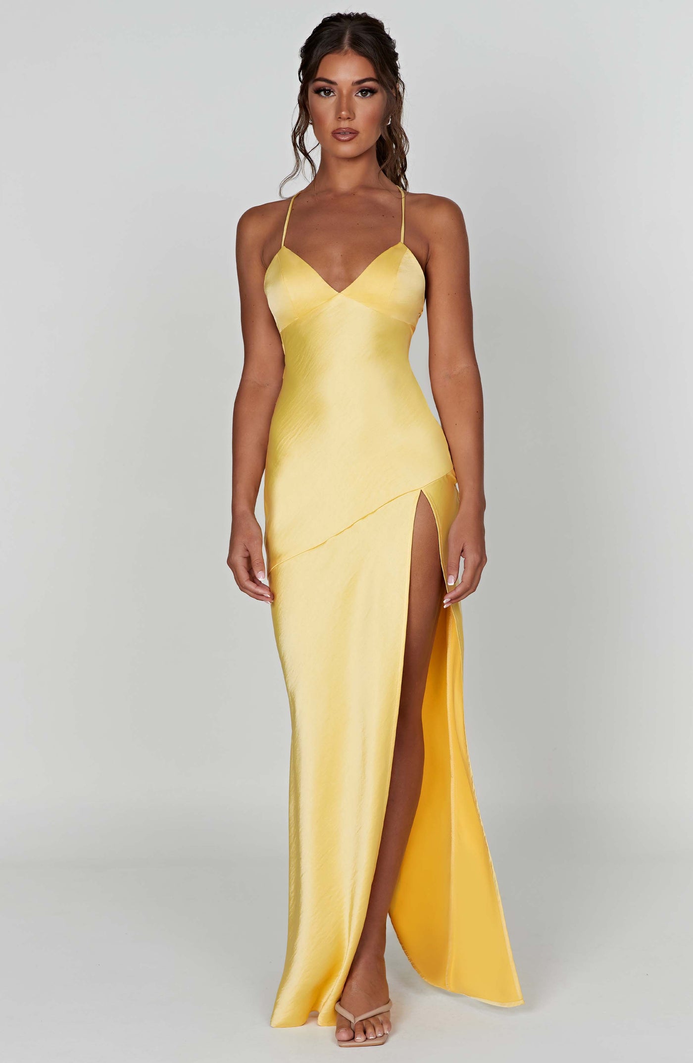Isobel | Satin Maxi Dress