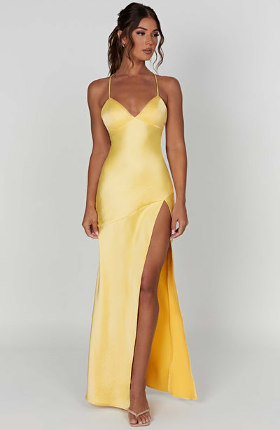 Isobel | Satin Maxi Dress