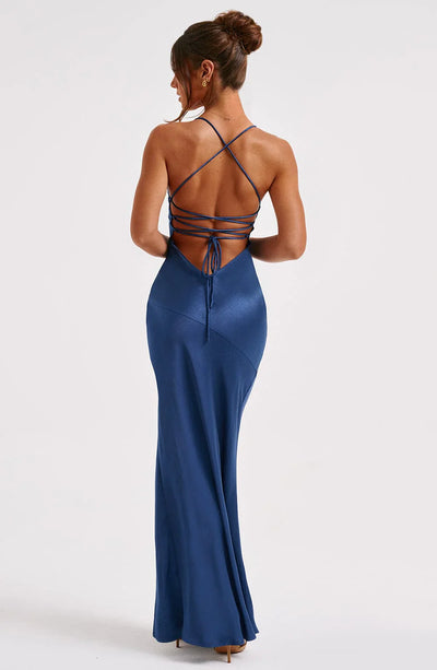 Isobel | Satin Maxi Dress