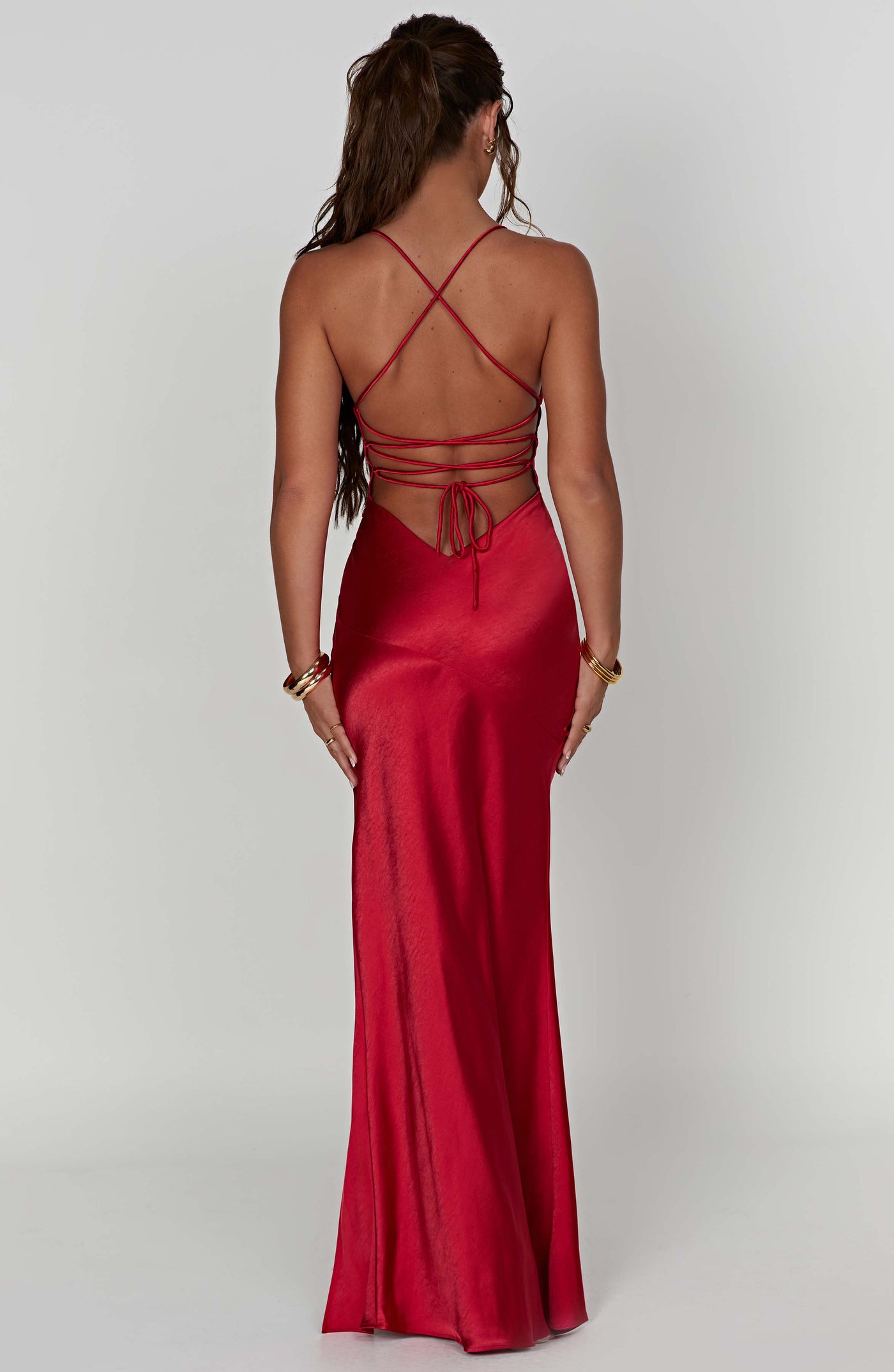 Isobel | Satin Maxi Dress