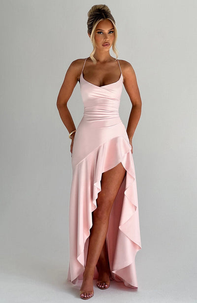 Ceres | Satin Maxi Dress