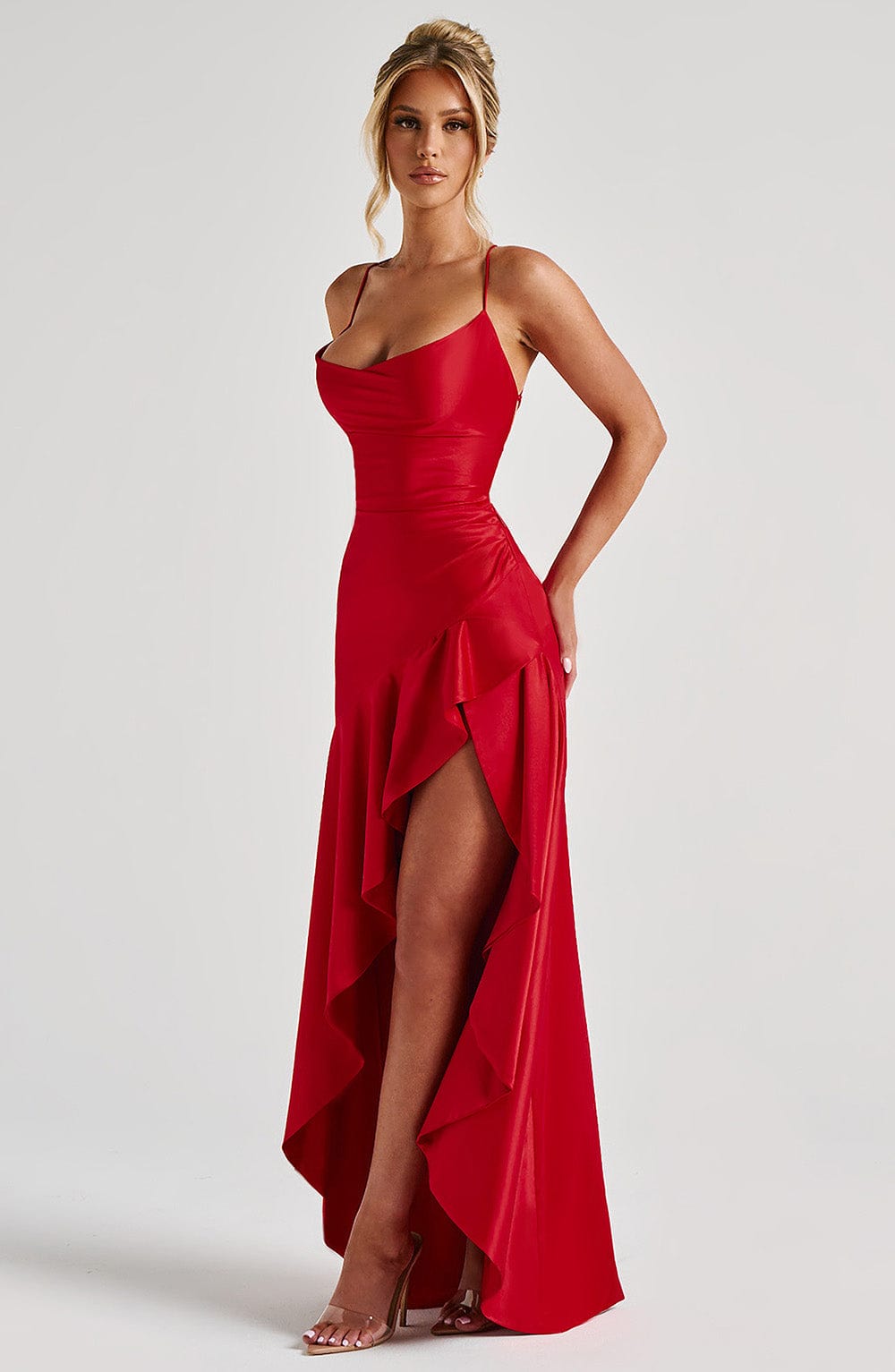 Ceres | Satin Maxi Dress