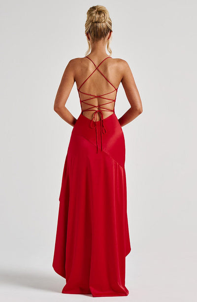 Ceres | Satin Maxi Dress