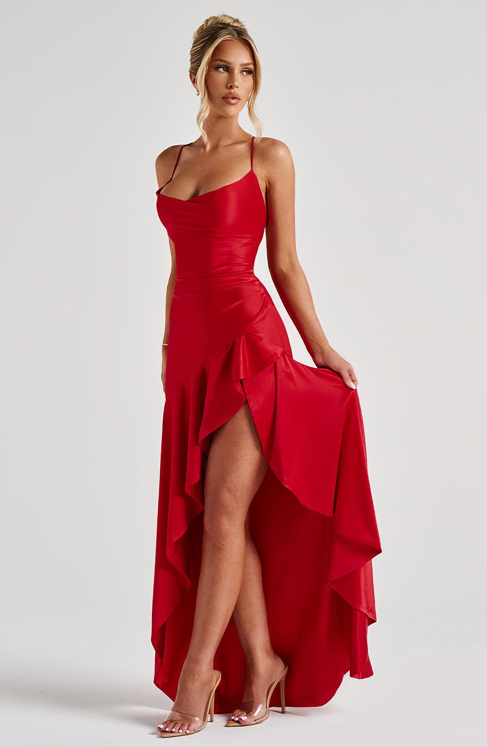 Ceres | Satin Maxi Dress